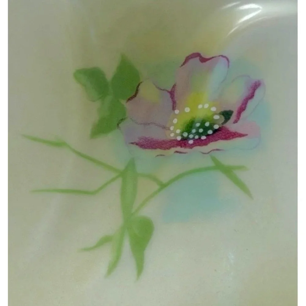 Vintage Victorian Nippon Porcelain Shaving Mug Cup Hand-Painted Floral Gold Rim